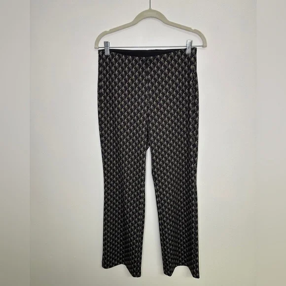 MAC Jeans Flare - Pine Tree Print Pullon Dress Pants sz 40 or size large‎ - Picture 2 of 11